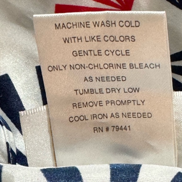 L.A. Intimates Vintage Red White Blue Firework Slip Dress Sexy Size M 80’s Silky - Picture 6 of 6